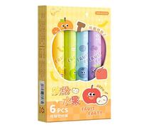 Erasable Highlighter Pens, Colorful Double Tip Chisel Fine Markers, Quick Drying Smudge Resistant Ink, Clean Correction Writing Accessory, Stationery Set for Students Planners Notebooks Journals Study