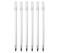Erasable Inkless Eternal Pencils - 6PCS Everlasting Writing Drawing, Pencil Set with Erasers, Durablee School Stationery Supplies | for Kids Students Sketching Classroom Homework Art Activities Uses