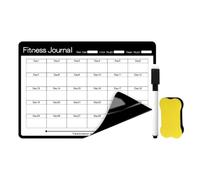Erasable Magnetic Slimming Notepad Erase Calendar for Fridge Daily