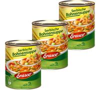 Erasco Zuppa Serba di Fagioli con Verdure 750 ml Confezione da 3