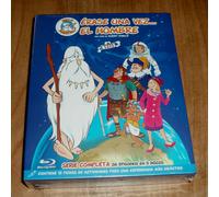Erase Una Vez El Hombre Serie Completa 5 Blu-ray + 12 Fichas Nuovo A-B-C