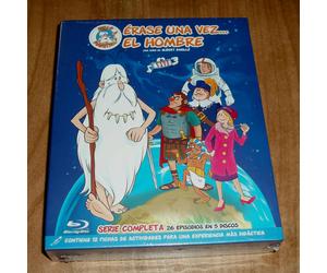 Erase Una Vez El Hombre Serie Completa 5 Blu-ray + 12 Fichas Nuovo A-B-C
