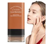 Eraser Foundation Stick Cosmetic, 20g Matte Concealer Aid, Waterproof Makeup Tool with Smooth Texture, Radiant Accessory with Modern Style, Beauty Solution for Girls Outing Gathering Forehead