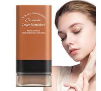 Eraser Foundation Stick Cosmetic, 20g Matte Concealer Aid, Waterproof Makeup Tool with Smooth Texture, Radiant Accessory with Modern Style, Beauty Solution for Girls Outing Gathering Forehead