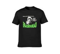 Eraserhead Film Poster Men Black Cotton T-Shirt Print Tee Shirts XXL