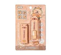 Erasers Drawing, Capybara Retractable Pencil Eraser 3.54x0.98 inches, Fun School Supplies Rubber Set for Students, Teachers, Classroom Must-Haves, Elementary, Middle School