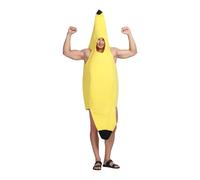 EraSpooky Banana Adulti Costume Cibo Frutta Uomo Donna Unisex Divertente Novità Costume