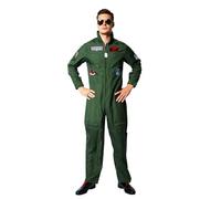 EraSpooky Costume Cosplay da Pilota da Uomo Vestito da Aviatore Cosplay Festa di Halloween Carnevale Mardi Gras Abbigliamento per Adulti