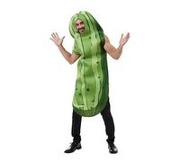 EraSpooky Costume da cetriolo da cetriolo da uomo e da donna, unisex, per adulti, travestimento per feste e travestimenti divertenti per cosplay