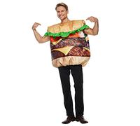 EraSpooky Costume da hamburger per adulti, per Halloween, coppia, cibo, outfit
