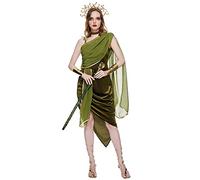 EraSpooky Costume da Medusa per donne adulte Costume dell'antico Egitto da dea greca Abiti per feste di Halloween M