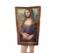 EraSpooky - Costume da Mona Lisa per Halloween - Per adulti - Per uomo e donna