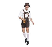 EraSpooky Costume da Oktoberfest per Uomo Adulto Costume Bavarese Festa Fella Birra Festa Popolare Festa a Tema Carnevale