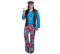 EraSpooky Da Uomo Adulto Anni 60 Settanta Trendy Hippie Stag Do Costume