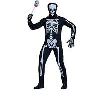 EraSpooky Uomo Scheletro Halloween Tuta Body Costume Halloween Vestito