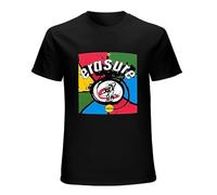 Erasure The Circus Men's Relaxed Cotton Round Neck Short-Sleeve T-Shirt Black XXXL