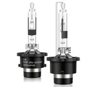 Erato D2R Xenon Lampadina allo xeno, 35W 6000K White Bianco 12V HID Kit Xeno Lampada a Scarica Super Luminosa High Low Beam di Ricambio per i Auto Fari, 2 Lampadine