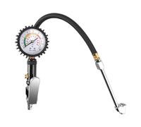 Erato Gonfiatore analogico per pneumatici con manometro per pressione dell'aria 0-16 bar (220 PSI) Gonfiatore pressione dell'aria Connettore rapido pneumatici Manometro per auto Moto Bicicletta Camion