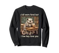 Eravate Tutti Selvaggi, ma io Adoro Il caffè Freddo Opossum Felpa
