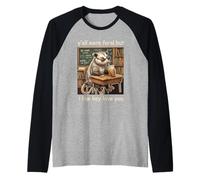 Eravate Tutti Selvaggi, ma io Adoro Il caffè Freddo Opossum Maglia con Maniche Raglan