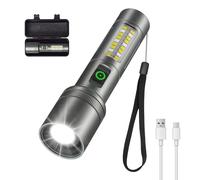 ErayLife Torcia LED Zoomabile, 6 Modalità, Ricaricabile, 2000 LM