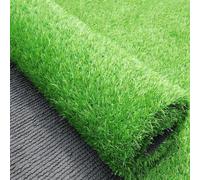 Erba Artificiale 2x2,5m Sintetico Artificiale Erba Finta Tappeto Realistico Alta Densità Tappetino Da Prato Per Patio, Paesaggio, Giardino (Color : Green, Size : 2x2.5m)