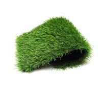 Erba artificiale altezza 30 mm erba artificiale, con foro di drenaggio e supporto in gomma prato sintetico, per GardenGarden (verde militare, lungo 5 m)