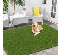 Erba artificiale da 5 m x 2 m, altezza del pelo 30 mm, prato finto ad alta densità, erba realistica da giardino all'aperto, tappeto erboso sintetico durevole per paesaggistica