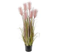 Erba Artificiale Di Pampa Alta 100 Cm - Pianta Artificiale in Vaso - Grande Decorazione Solitaria per Interni ed Esterni