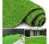 Erba artificiale per cani da compagnia, 9 x 15 cm, FREADEM prato finto con fori di scarico, tappetino sintetico per interni ed esterni, per giardino, palestra, patio, balcone, parco giochi, cortile,