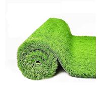 Erba artificiale realistica con fori di drenaggio, tappeto in erba finta durevole per giardino, prato, balcone e decorazione del paesaggio