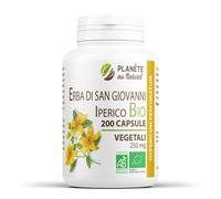 Erba Di San Giovanni Bio 250Mg - 200 Capsule - Hypericum Perforatum - Planètete