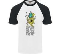 Erba Don'T Bevanda & Drive Fumo E Fly Uomo S/S Baseball T-Shirt