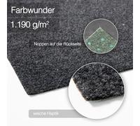 Erba Sintetica 1190g/M² Farbwunderpro Antracite Panno Kunstrasenteppich