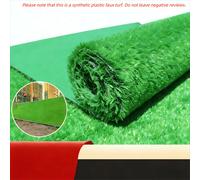 Erba sintetica artificiale verde 2,0 cm, direttamente dalla fabbrica, impermeabile e resistente ai raggi UV, prato sintetico per giardino, balcone e asilo nido, facile installazione, erba finta per de