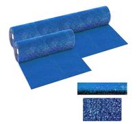 Erba Sintetica Blu 7 mm Decorativa Al Metro H200 Cm Tappeto Prato Su Misura Manto Erboso