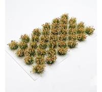 Erba statica in miniatura per paesaggio, fiori decorativi per modellini di treni e progetti architettonici (5)