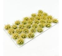 Erba statica per ciuffi Fiori di campo autoadesivi per paesaggi in miniatura giochi di guerra modelli di treni e layout architettonici di tavoli di sabbia (3)