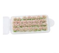 Erba statica per ciuffi per fiori di campo, 28 pezzi, 10 mm, miniatura