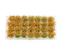 Erba statica per ciuffi per fiori di campo, 28 pezzi, 10 mm, miniatura