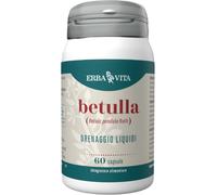 ERBA VITA Integratore Alimentare di Betulla - 60 Capsule - La Betulla è fonte naturale di flavonoidi, utili al drenaggio e alla corretta funzionalità delle vie urinarie
