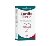 ERBA VITA Cardioberb Integratore Alimentare a Base di Berberis, Cardo mariano, Acido folico e Cromo - Senza Monacoline da Riso Rosso Fermentato - 30 Compresse