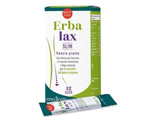 ERBA VITA Erbalax Slim Pancia Piatta integratore alimentare per il benessere intestinale a base di succhi di Prugna ed estratti vegetali
