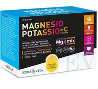 Erba Vita Magnesio E Potassio+Vitamina C Gusto Limone 20 Bustine