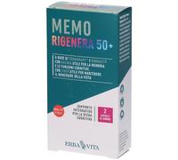 ERBA VITA Memo Rigenera 50+ - Integratore Per La Memoria 45 Capsule