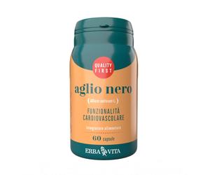 Erba Vita Monoplanta - Aglio Nero Integratore Cuore e Circolazione, 60 Capsule