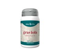 Erba Vita Monoplanta - Graviola Integratore Digestione Difese Immunitarie e Antiossidante, 60 Capsule
