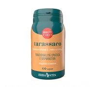 Erba Vita Monoplanta - Tarassaco Integratore Funzionalità Epatica, 60 Capsule