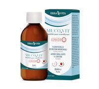 ERBA VITA Muco.vit Fluido Junior integratore alimentare a base di estratti vegetali e Miele di Manuka ideale supporto per i più piccoli - 200 ml