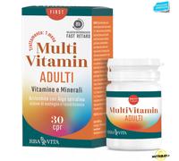 ERBA VITA MULTIVITAMINERAL ADULTI 30 cpr MULTIVITAMINICO MULTIMINERALE